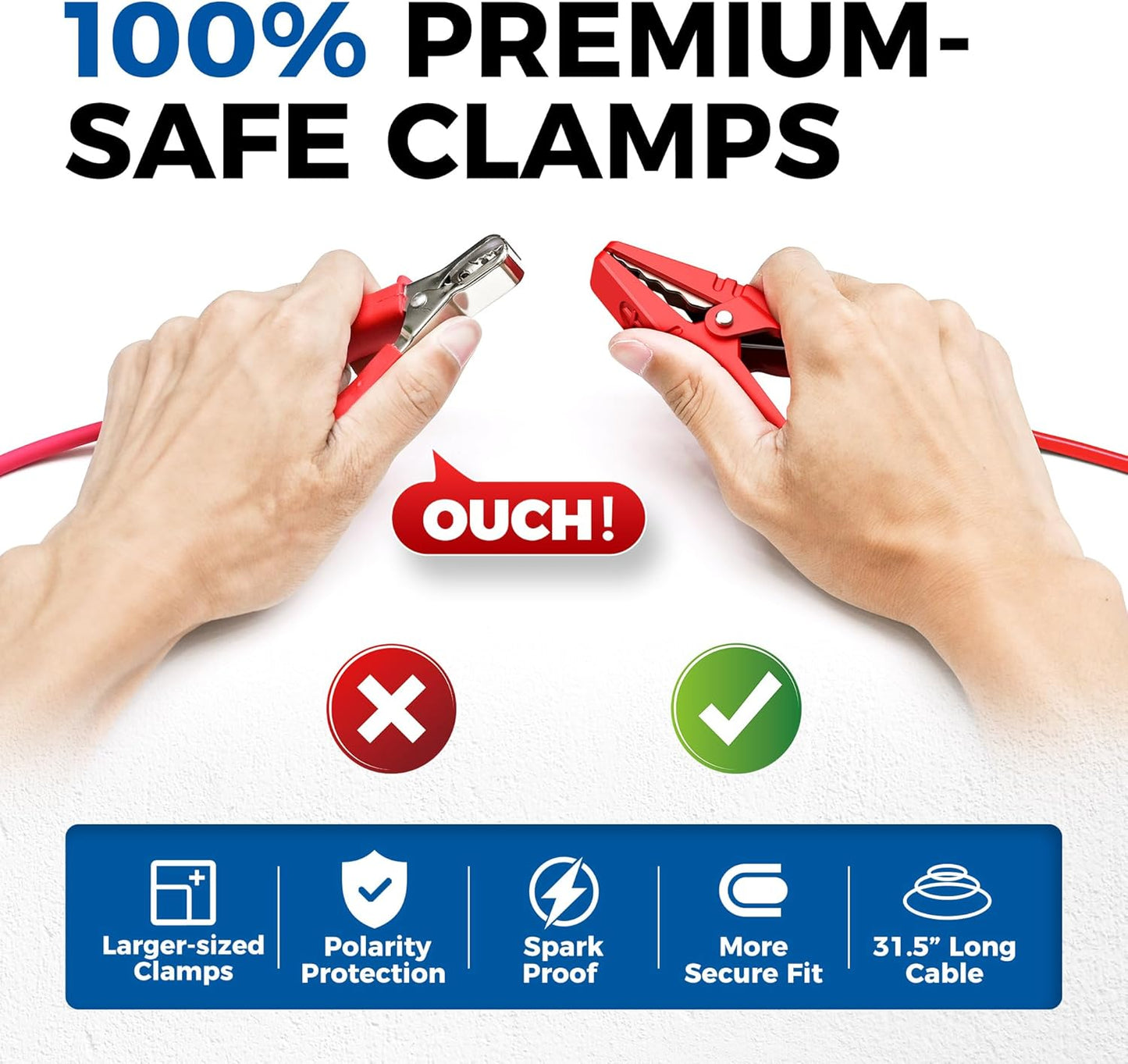 TOPDON BT100 Car Battery Tester 12V Load Tester, 100-2000 CCA Automotive Alternator Tester Digital Auto Battery Analyzer Charging Cranking System Tester for Car Truck Motorcycle ATV SUV Boat Yacht