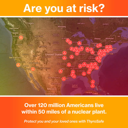 65mg Potassium Iodide Tablets (20 Pack) - Protects Your Thyroid from Nuclear Radiation Exposure