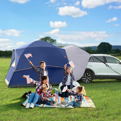 UNP SUV Dome Tent for Camping, Outdoor 6 Person Car Camping Tent, Easy Set Up SUV Tailgate Tent with Rainfly 10' x 10' Vehicle Camping Tent | for Camping, Outdoor, Car Camping Tent, Easy Set Up, SUV Tailgate Tent, with Rainfly