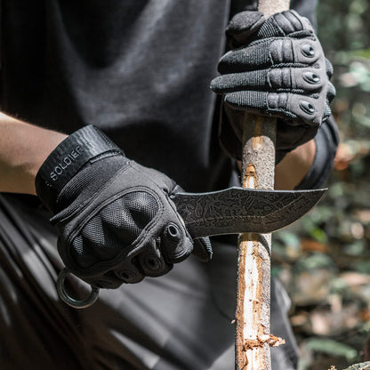 FREE SOLDIER Tactical Gloves for Men - Military Combat Gloves for Motorcycle Riding, Cycling, Hiking, Airsoft, Shooting | Reinforced Grip & Durable