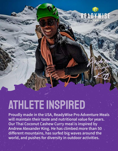 ReadyWise Outdoor Pro Adventure Meal - Country-Style Chicken Pot Pie, 2 Servings, 1 Pouch, 900 Calories, 30g Protein, Freeze Dried Food & Dehydrated Backpacking Camping Meals, up to 5 Year Shelf Life