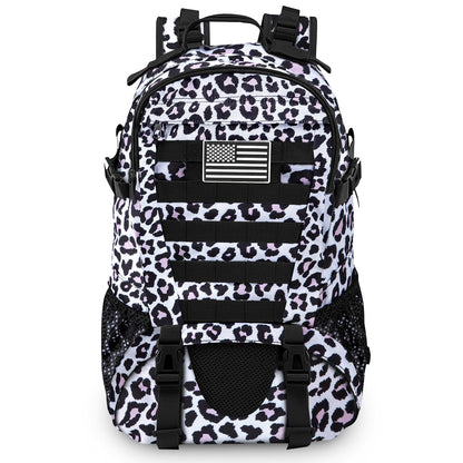 Jueachy Tactical Backpack for Men Hiking Day Pack Molle Military Rucksack Waterproof 30L EDC Bag with USA Flag Patch