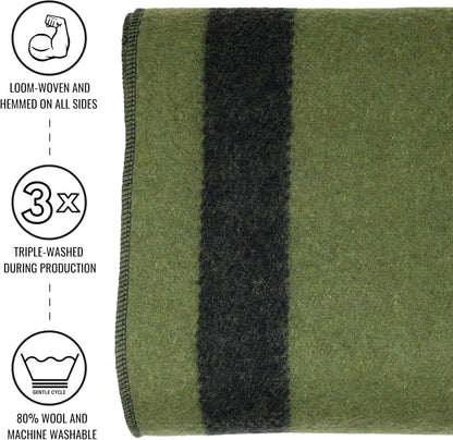 Arcturus Cour Cedars Wool Blanket and Carry Straps Bundle