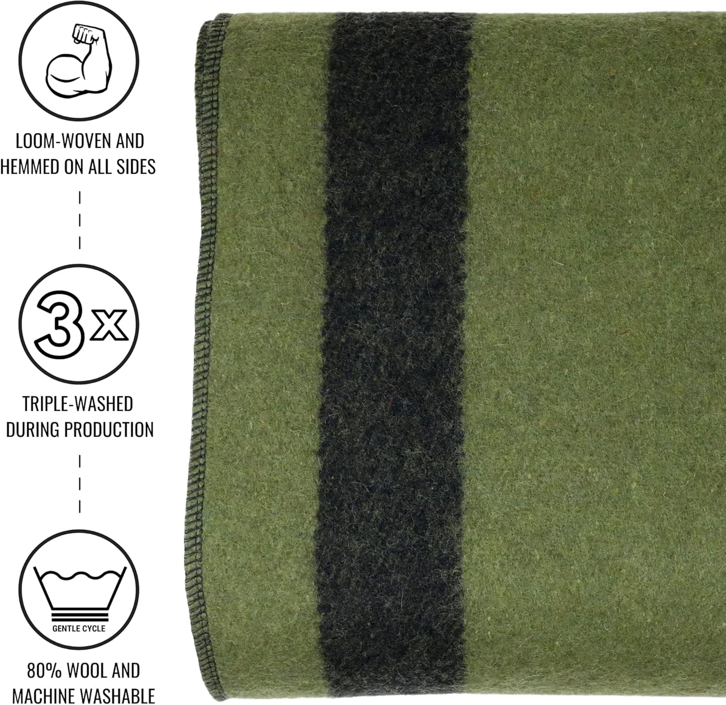 Arcturus Cour Cedars Wool Blanket and Carry Straps Bundle