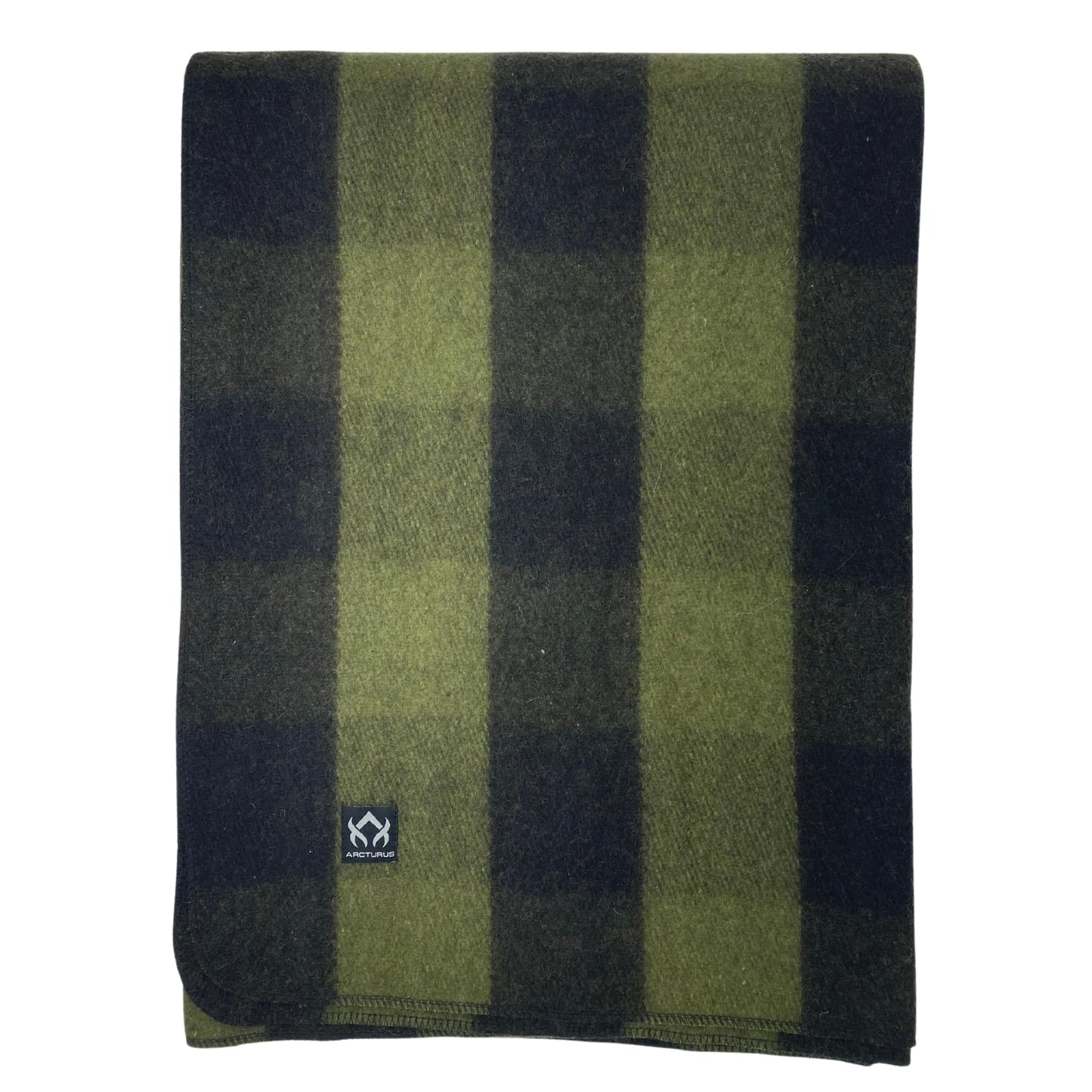 Arcturus Military Wool Blanket - Warm, Thick, Washable - Great for Outdoors, Camping, Stadium Blanket, Picnics, Travel - Car & Bushcraft Survival Kits