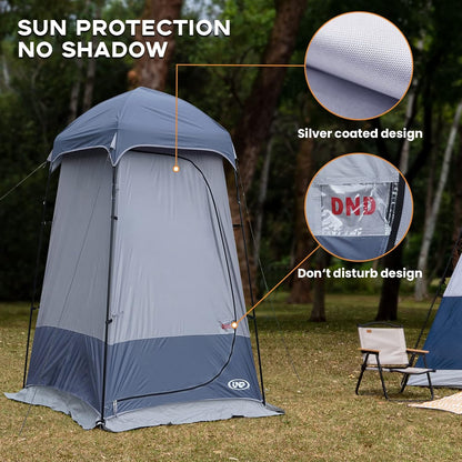 UNP Camping Shower Tent and 4 Person Cabin Tent for Hiking Outdoor Fishing Portable