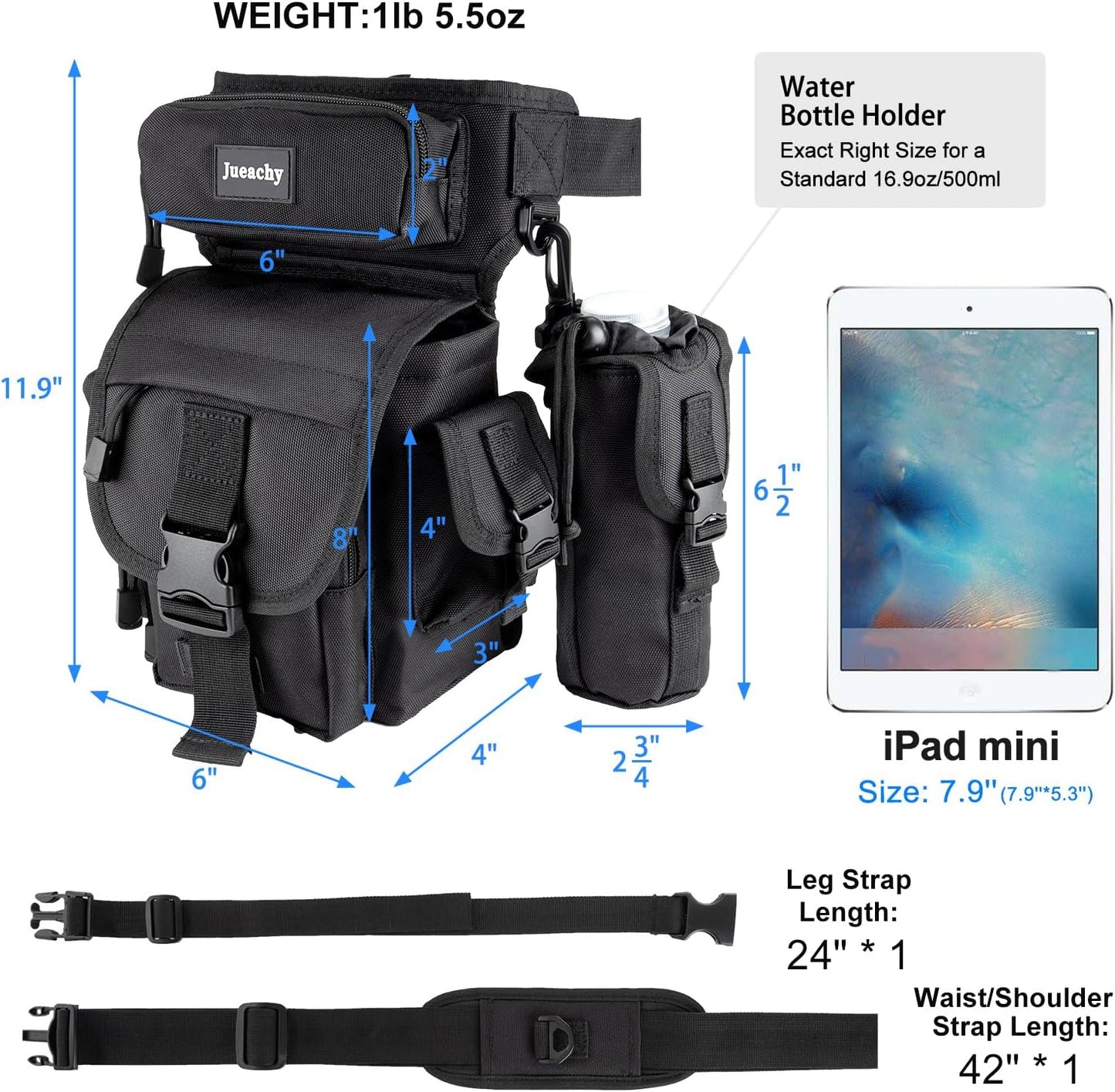 Jueachy Drop Leg Bag+Jueachy Chest Bag