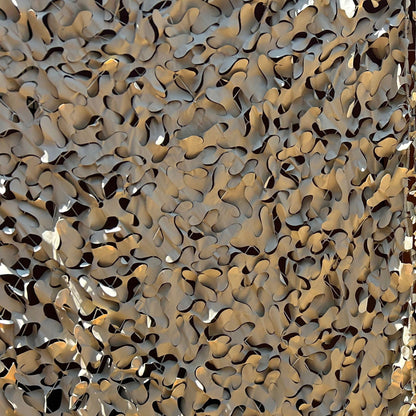 Arcturus EverShade Reinforced Shade Netting | Broadleaf Camo Privacy & Sun Screen | Blocks 30% More Light Than Traditional Netting - 10x10 ft (Desert)