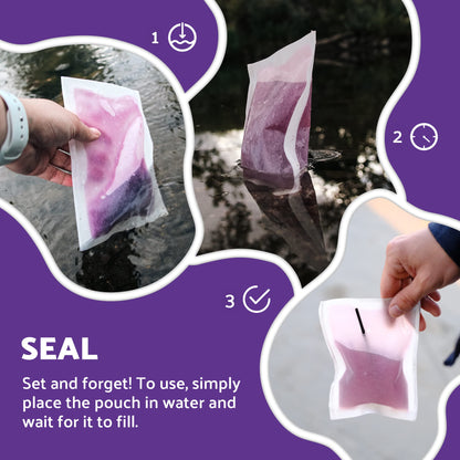 OTS Osmo Seal 8-Pack Emergency Desalination Kit – Portable Salt Water Filter & Water Purifier Survival System for Marine Survival, Boating, Bug Out Bag & Disaster Preparedness – Makes Hydration Drink