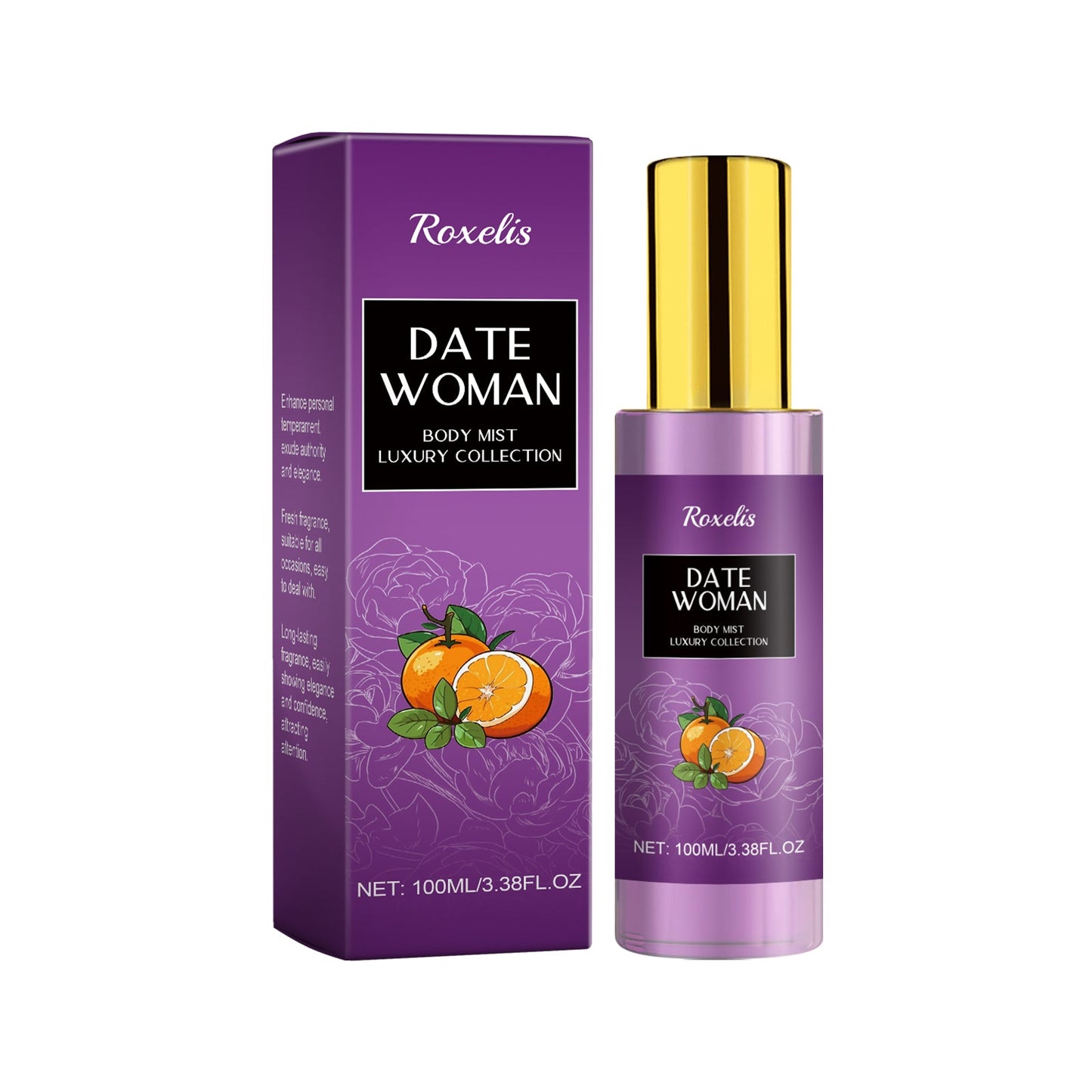 Body Perfume Spray Lasting Fragrance Smoke Rain Garden Wood Rose Light Portable Niche Fragrance Fragrance
