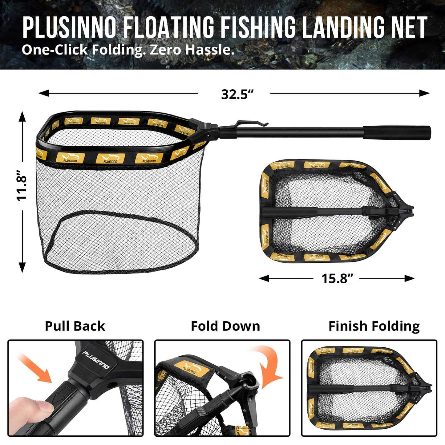 PLUSINNO Fishing Backpack with Tackle Boxes, Waterproof Fishing Sling Tackle Bag For Fishing Gear With Rod Holder, Fishing Gifts for Men With Fishing lures, Fishing pliers, Fish Lip Gripper.