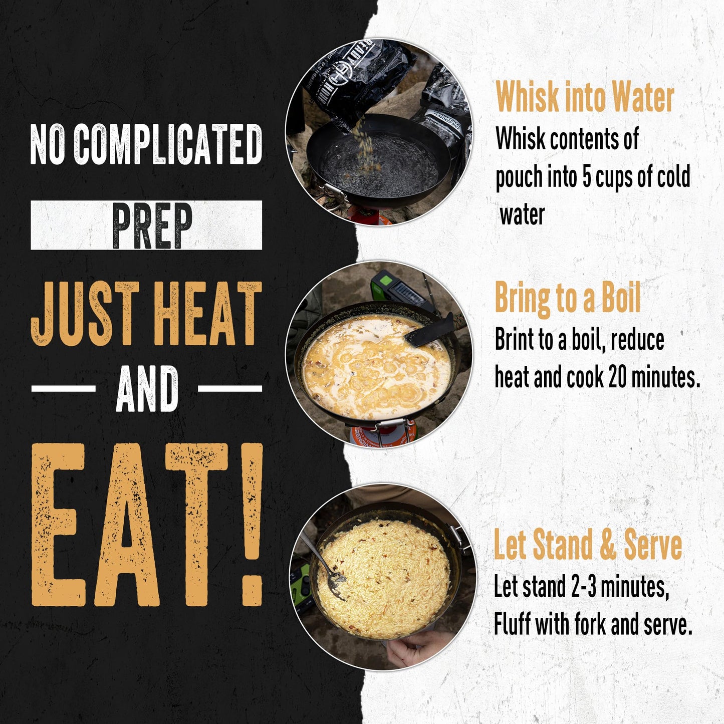 Ready Hour Mac and Cheese Case Pack (24 Servings), Freeze-Dried, Mac and Cheese Bulk, Survival Emergency and Real Non-Perishable Food, Long-Term Storage Food, 25-Year Shelf Life