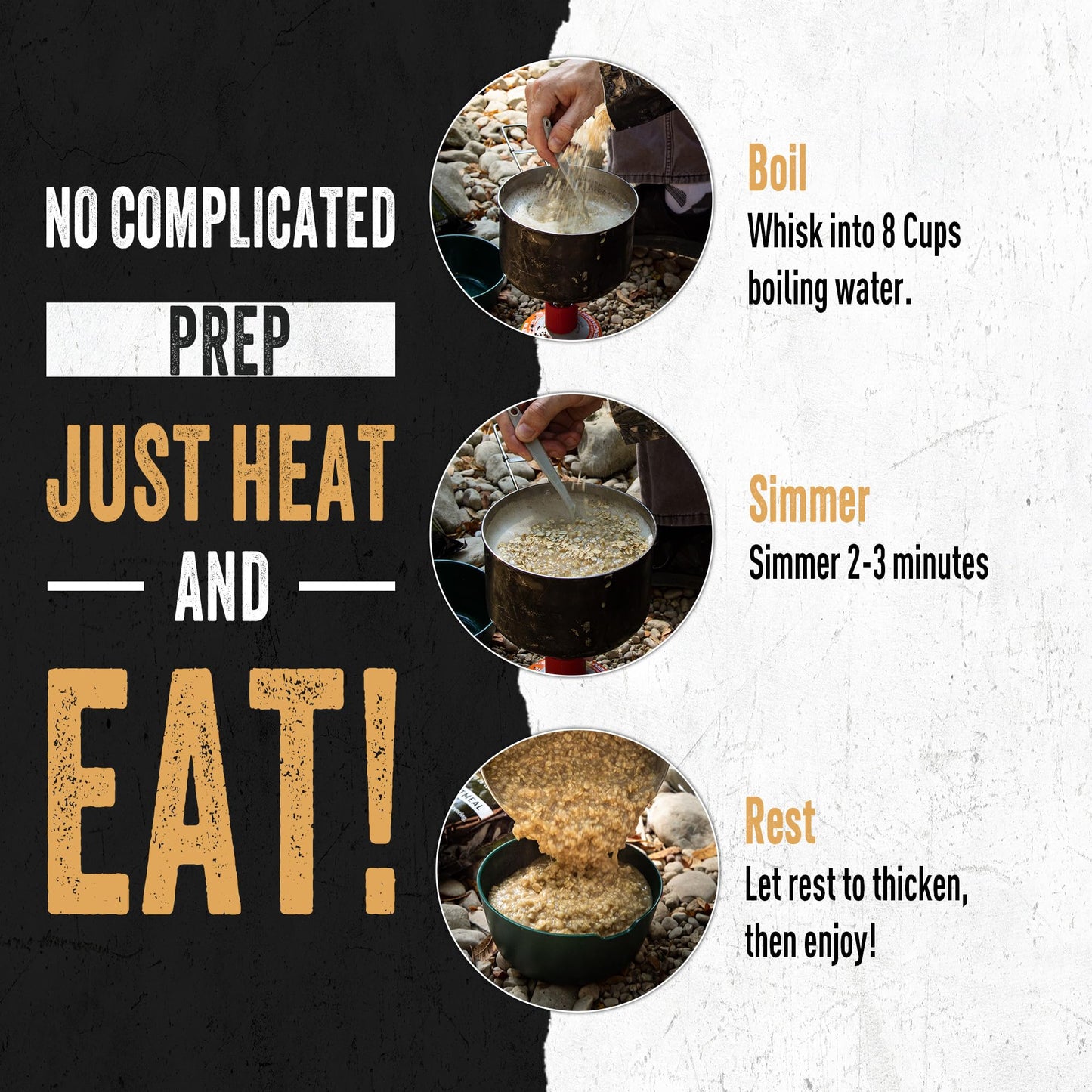 Ready Hour Mac and Cheese Case Pack (24 Servings), Freeze-Dried, Mac and Cheese Bulk, Survival Emergency and Real Non-Perishable Food, Long-Term Storage Food, 25-Year Shelf Life