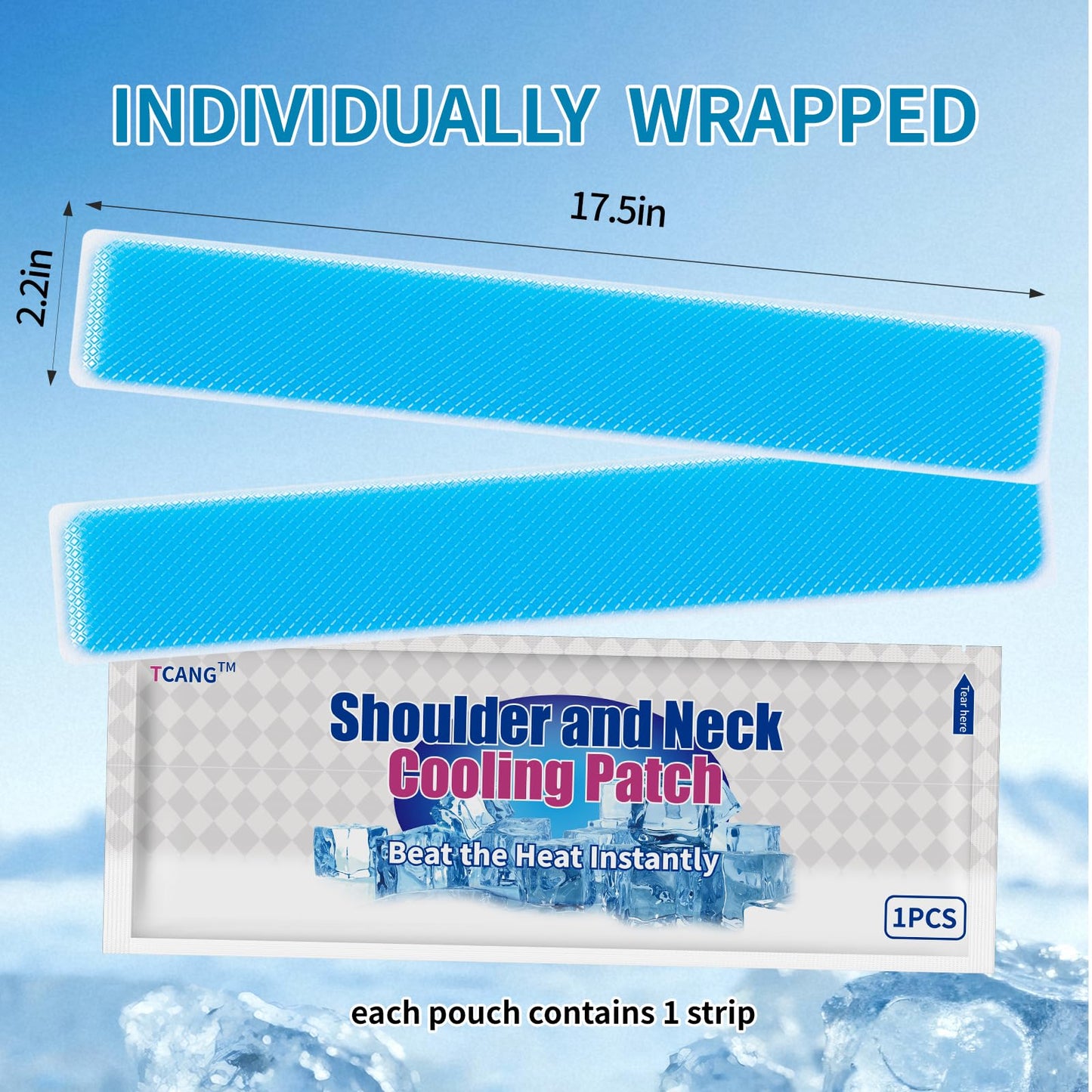 Instant Cooling Ice Packs for Outdoor Activities Summer Heat Relief - Large Disposable Cooling Patches for Neck Body, Camping Hiking Sports, Instant Temperature Drop 30 Pack