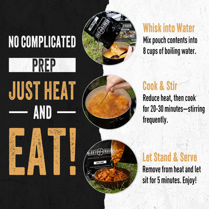 Ready Hour Mac and Cheese Case Pack (24 Servings), Freeze-Dried, Mac and Cheese Bulk, Survival Emergency and Real Non-Perishable Food, Long-Term Storage Food, 25-Year Shelf Life