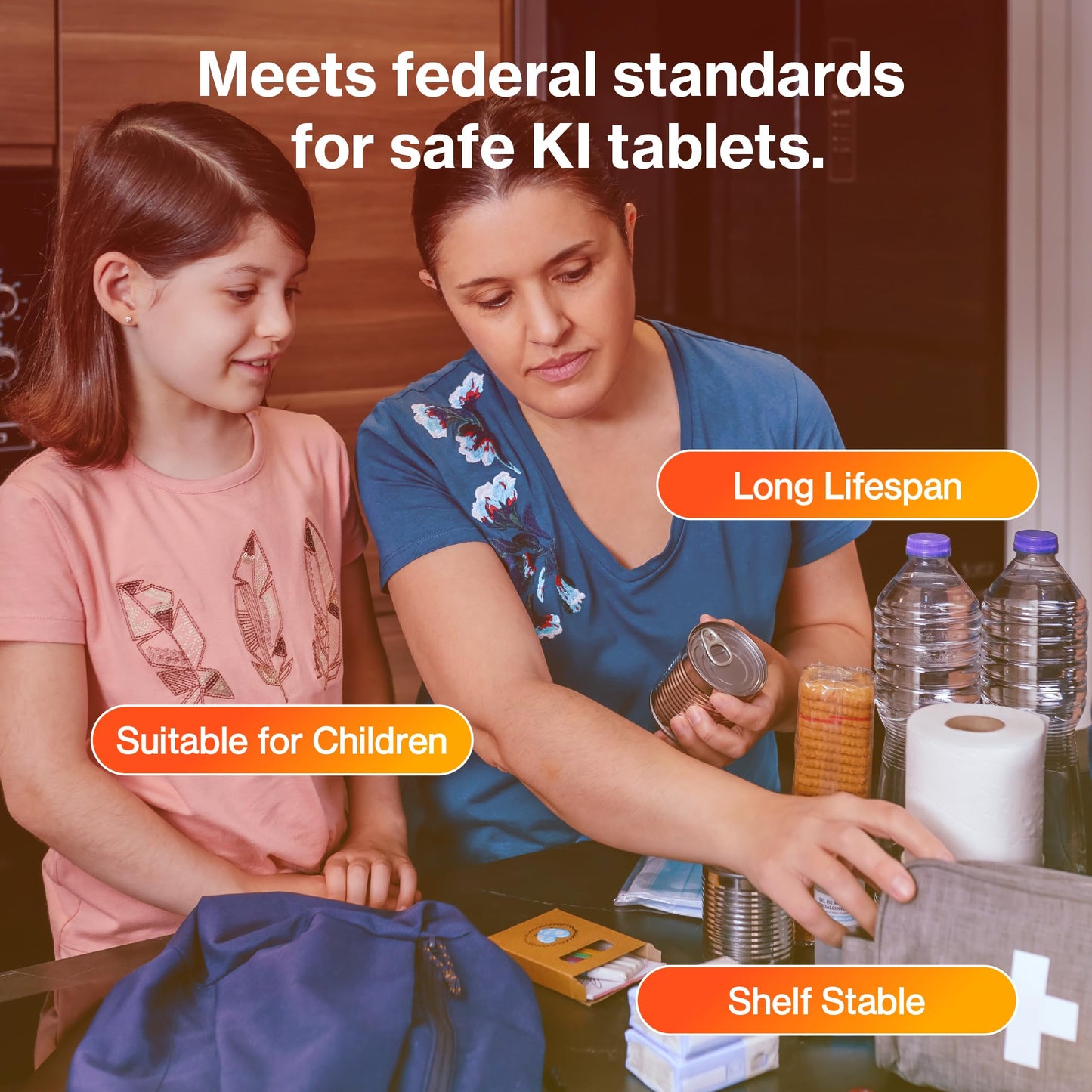 65mg Potassium Iodide Tablets (20 Pack) - Protects Your Thyroid from Nuclear Radiation Exposure