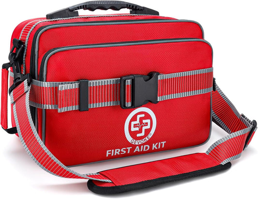 GEVOKE Professional 500 Piece Emergency First Aid Kit for Home, Car, Travel, Camping, Truck, Hiking, Sports, Office, Vehicle & Outdoor Emergencies - Emergency Medical Kit, Large First Aid Kit Survival