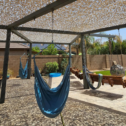 Arcturus EverShade Reinforced Shade Netting | Broadleaf Camo Privacy & Sun Screen | Blocks 30% More Light Than Traditional Netting - 10x10 ft (Desert)