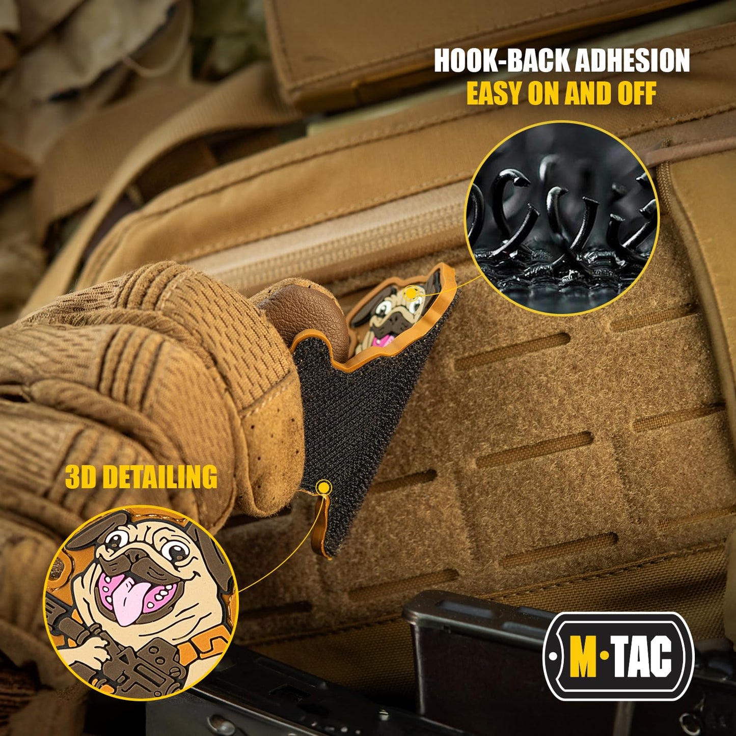 M-Tac Morale Patch Dog Rex PVC 3D