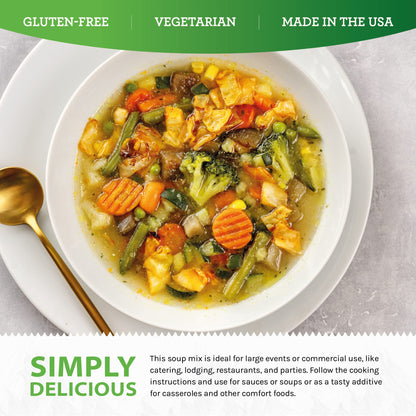 READYWISE - Simple Kitchen, Tomato Basil Soup, 17 Servings, MRE, Gluten Free, & Vegetarian, Food, Soup Mix, for Events, Hiking, Emergency Food Supply, Camping Essentials, or Daily Use, 1 Pack