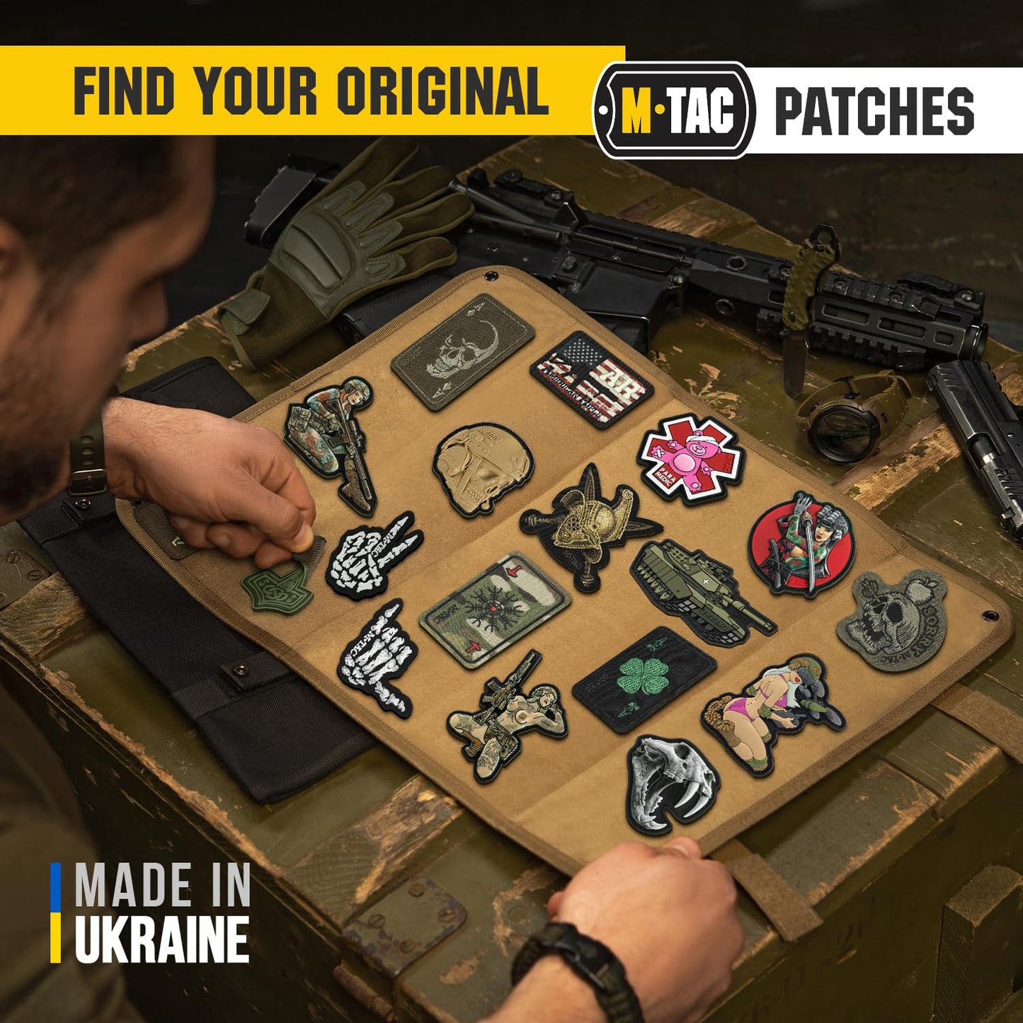 M-Tac Morale Patch ABRAMS (PVC)