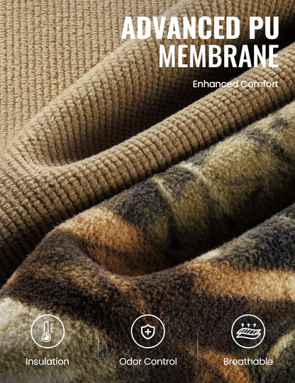 TIDEWE Hunting Clothes for Men, Silent Water Resistant Hunting Jackets and Bibs, Next Camo G2