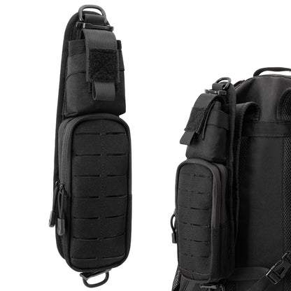 Jueachy Strap Shoulder Molle Accessories Pouch: Tactical Backpack Pocket Attachment Storage Phone Flashlight EDC