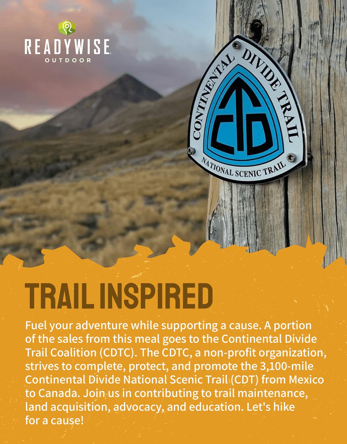 ReadyWise Outdoor Pro Adventure Meal - Country-Style Chicken Pot Pie, 2 Servings, 1 Pouch, 900 Calories, 30g Protein, Freeze Dried Food & Dehydrated Backpacking Camping Meals, up to 5 Year Shelf Life