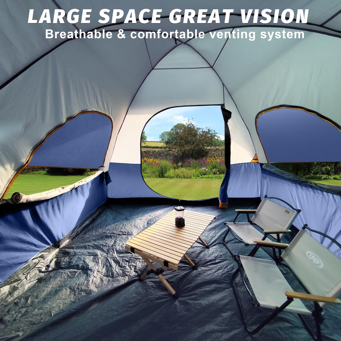 UNP SUV Dome Tent for Camping, Outdoor 6 Person Car Camping Tent, Easy Set Up SUV Tailgate Tent with Rainfly 10' x 10' Vehicle Camping Tent | for Camping, Outdoor, Car Camping Tent, Easy Set Up, SUV Tailgate Tent, with Rainfly