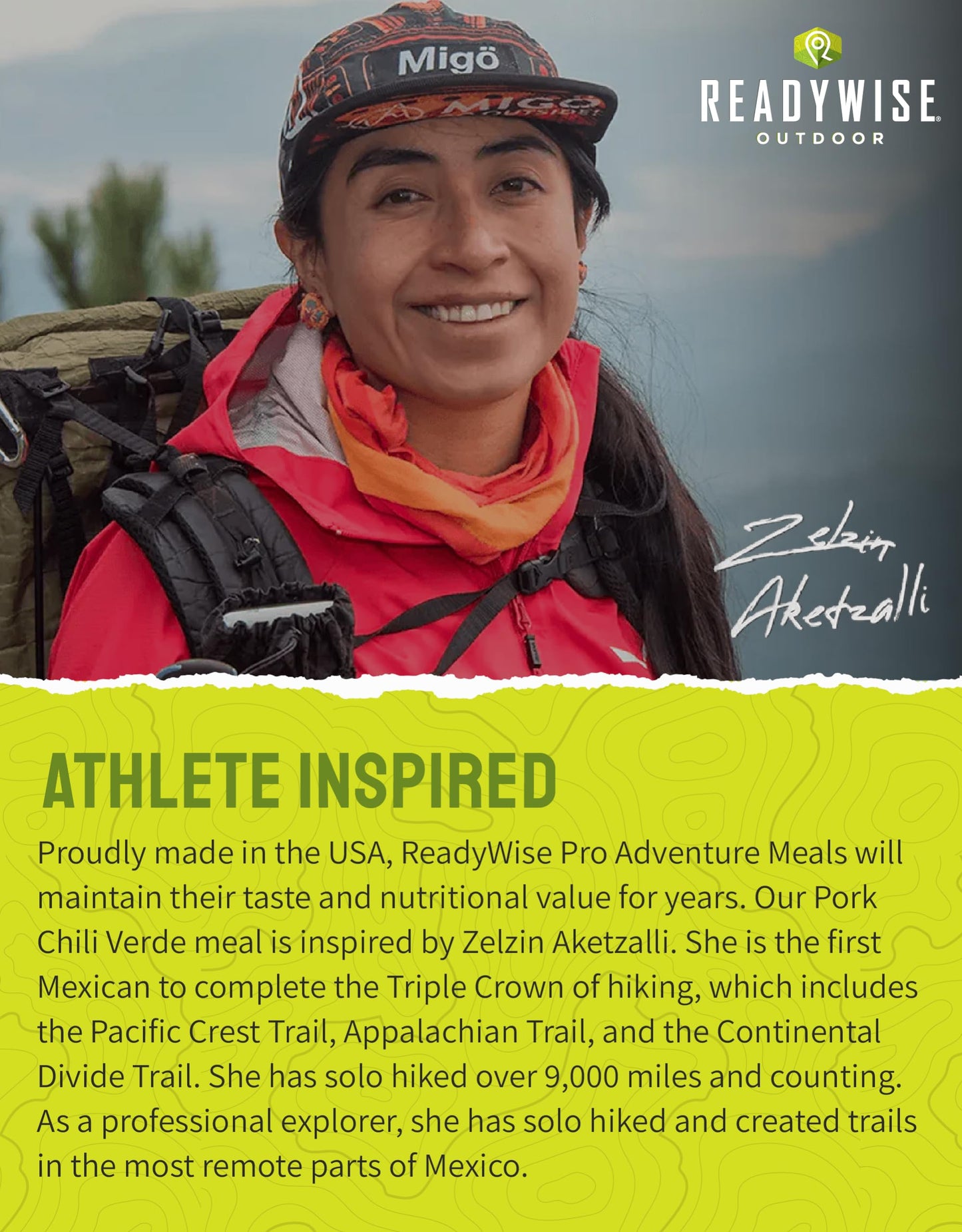 ReadyWise Outdoor Pro Adventure Meal - Breakfast Skillet, 2 Servings, 1 Pouch, Gluten Free, 700 Calories, 36g Protein, Freeze Dried Food & Dehydrated Backpacking Camping Meals, up to 5 Year Shelf Life