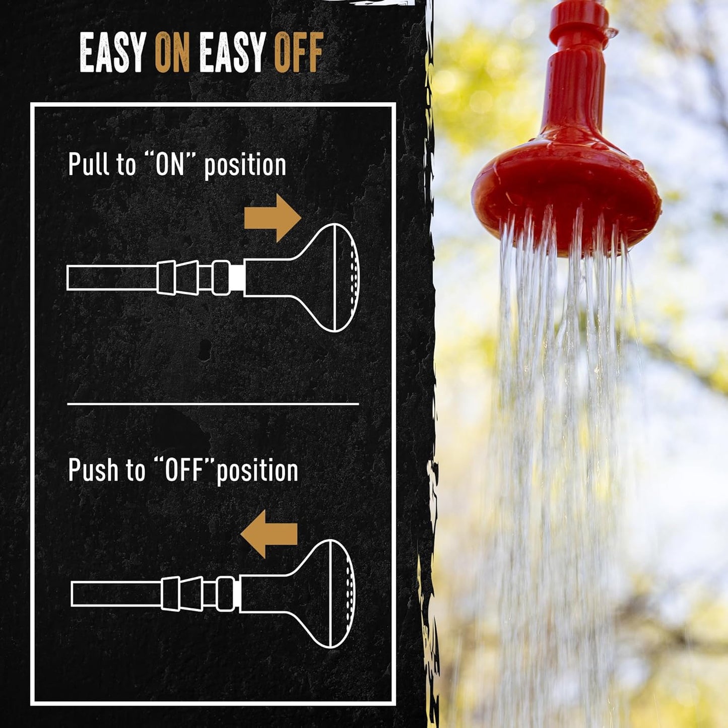 Ready Hour 5 Gallon Camp Shower, Portable Solar Shower Bag for Camping, Off Grid, Emergency Use Gravity Fed 104°F Heating Survival Hygiene for Outdoors and Disaster Preparedness