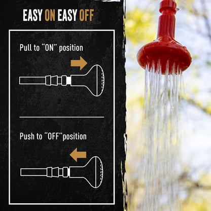 Ready Hour 5 Gallon Camp Shower, Portable Solar Shower Bag for Camping, Off Grid, Emergency Use Gravity Fed 104°F Heating Survival Hygiene for Outdoors and Disaster Preparedness