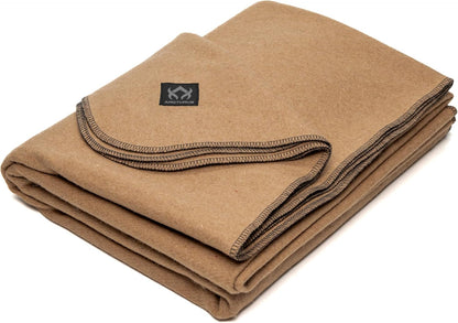 Arcturus Camel Wool Blanket and Carry Straps Bundle