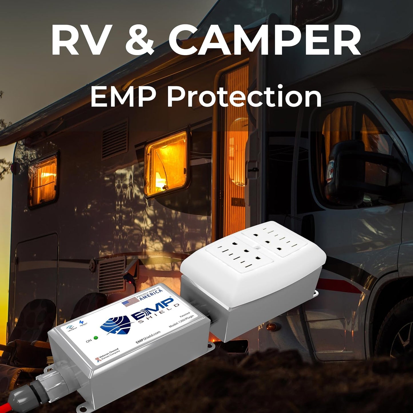 Portable EMP Shield for RV's, Campers, Apartments, Camping, Travel, and Computers