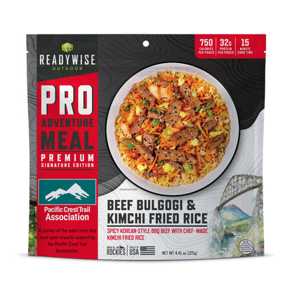 ReadyWise Outdoor Pro Adventure Meal - Breakfast Skillet, 2 Servings, 1 Pouch, Gluten Free, 700 Calories, 36g Protein, Freeze Dried Food & Dehydrated Backpacking Camping Meals, up to 5 Year Shelf Life