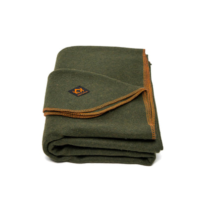 Arcturus Military Wool Blanket - Warm, Thick, Washable - Great for Outdoors, Camping, Stadium Blanket, Picnics, Travel - Car & Bushcraft Survival Kits