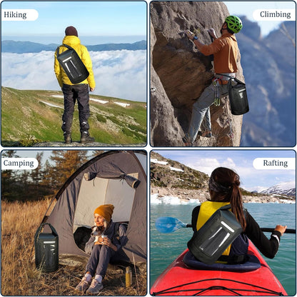 15L Faraday Bags, Waterproof Faraday Cage for Laptops & Tablets & Phones & Car Keys, RFID Signal Blocking Pouch, Anti-Theft Anti-Tracking EMP Bag