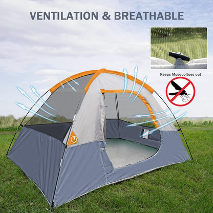 UNP Camping Shower Tent and 2 Person Camping Tent for Hiking Outdoor Fishing Portable