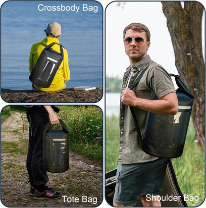 15L Faraday Bags, Waterproof Faraday Cage for Laptops & Tablets & Phones & Car Keys, RFID Signal Blocking Pouch, Anti-Theft Anti-Tracking EMP Bag