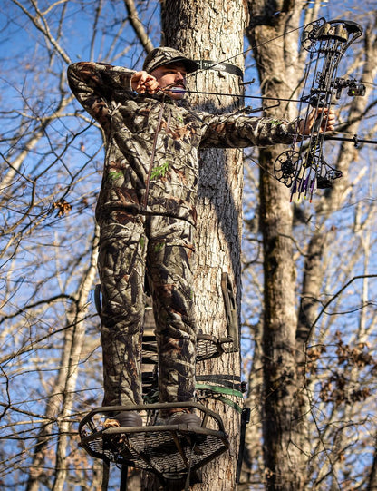 TIDEWE Hunting Clothes for Men, Silent Water Resistant Hunting Jackets and Bibs, Next Camo G2