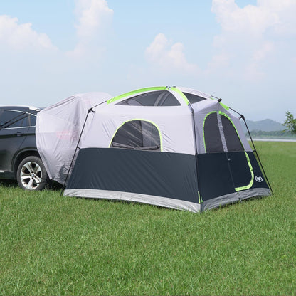 UNP SUV Tent for Camping, 6-Person SUV Tailgate Tent - Easy Set Up with Rainfly, 10'x9'x78in(H)