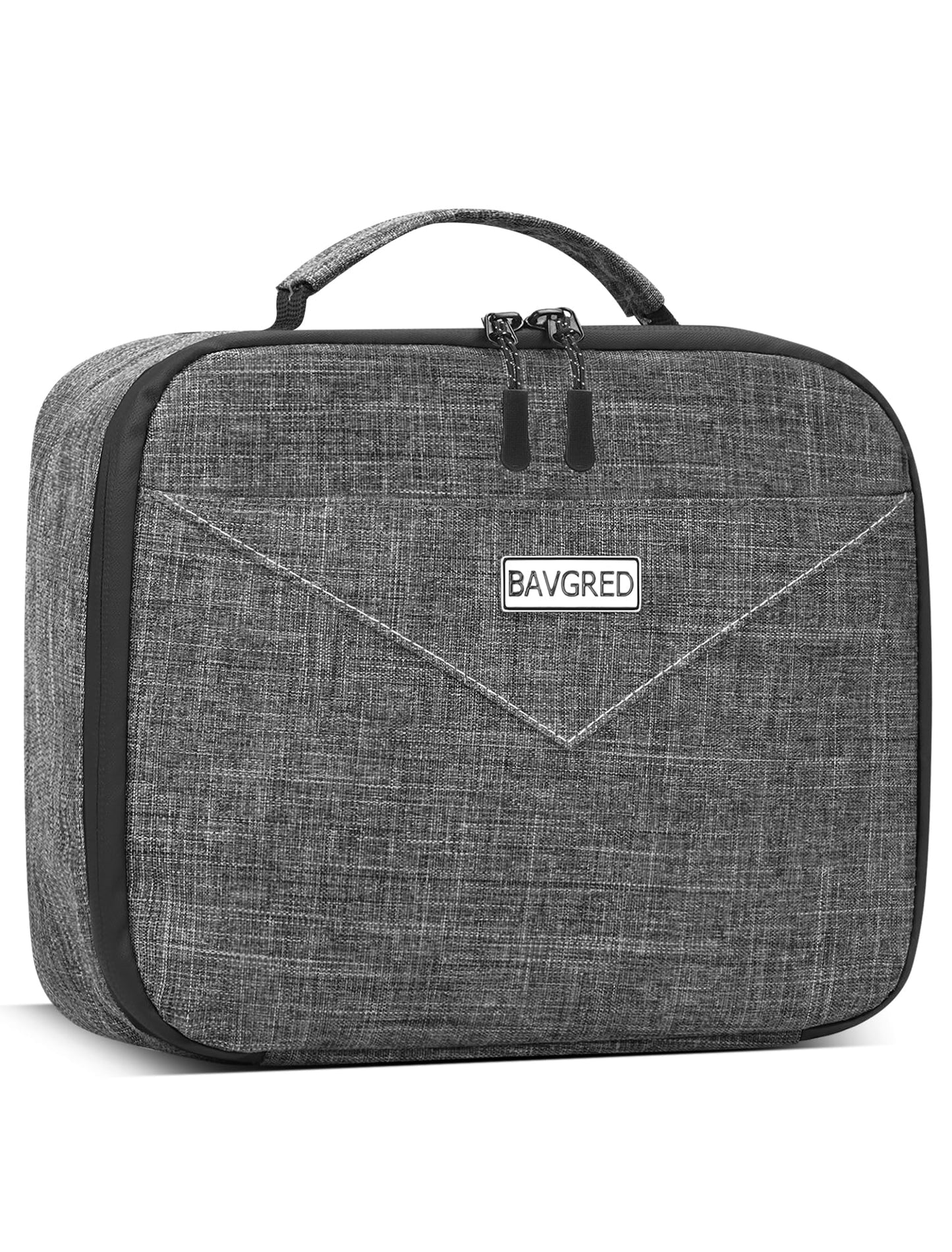 BAVGRED Lunch Box Insulated Soft Lunch Bag, Freezable and Reusable Mini Cooler, Thermal Meal Tote Containers with Exterior & Interior Pockets for Work, Outdoor Meal