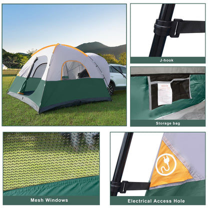 UNP SUV Dome Tent for Camping, Outdoor 6 Person Car Camping Tent, Easy Set Up SUV Tailgate Tent with Rainfly 10' x 10' Vehicle Camping Tent | for Camping, Outdoor, Car Camping Tent, Easy Set Up, SUV Tailgate Tent, with Rainfly