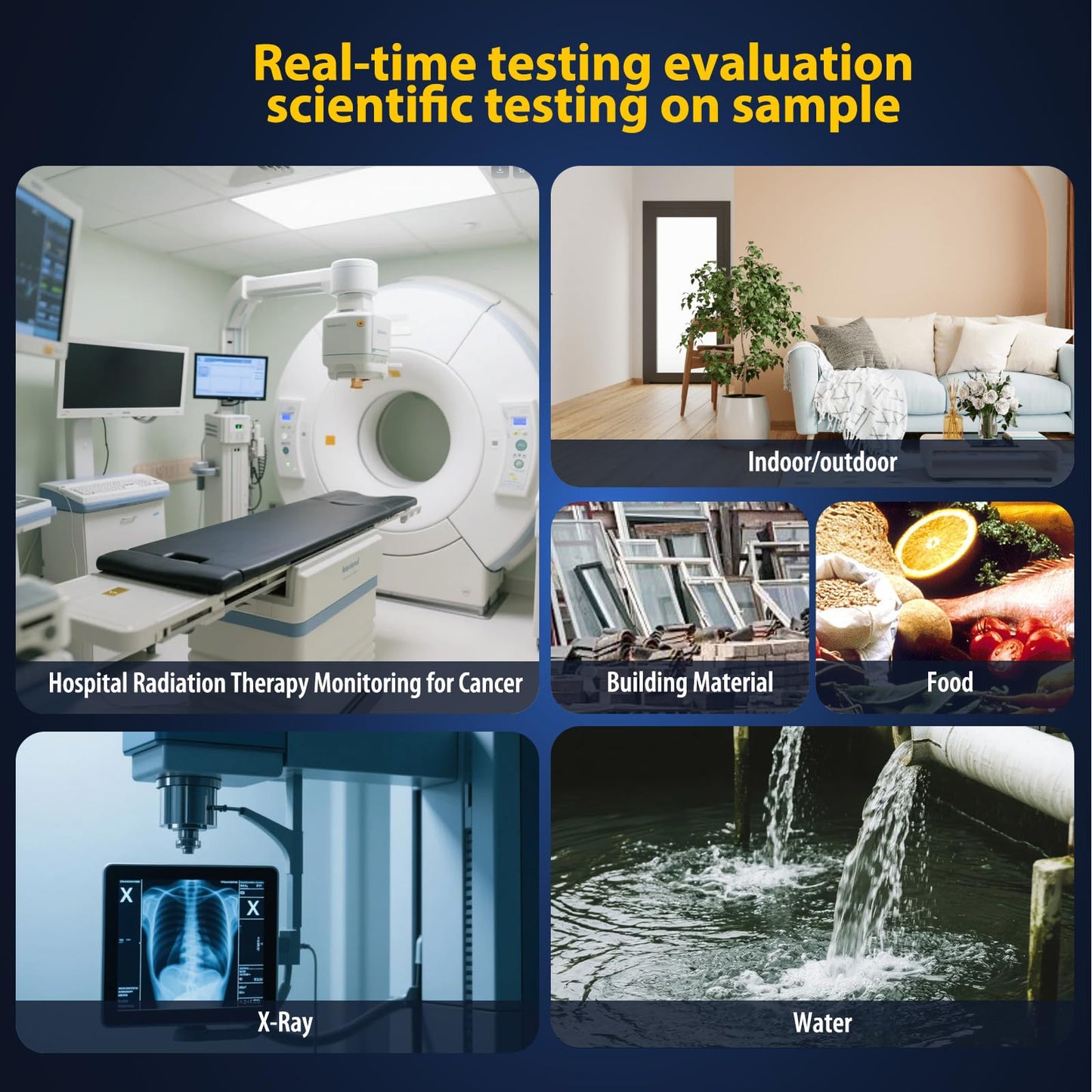 GQ 600 PRO Geiger Counter Nuclear Radiation Detector – Dosimeter for Alpha, Beta, Gamma, X-Ray – Portable Radiation Monitor with Real-Time Data, Global Data Sharing, LCD Display & USB