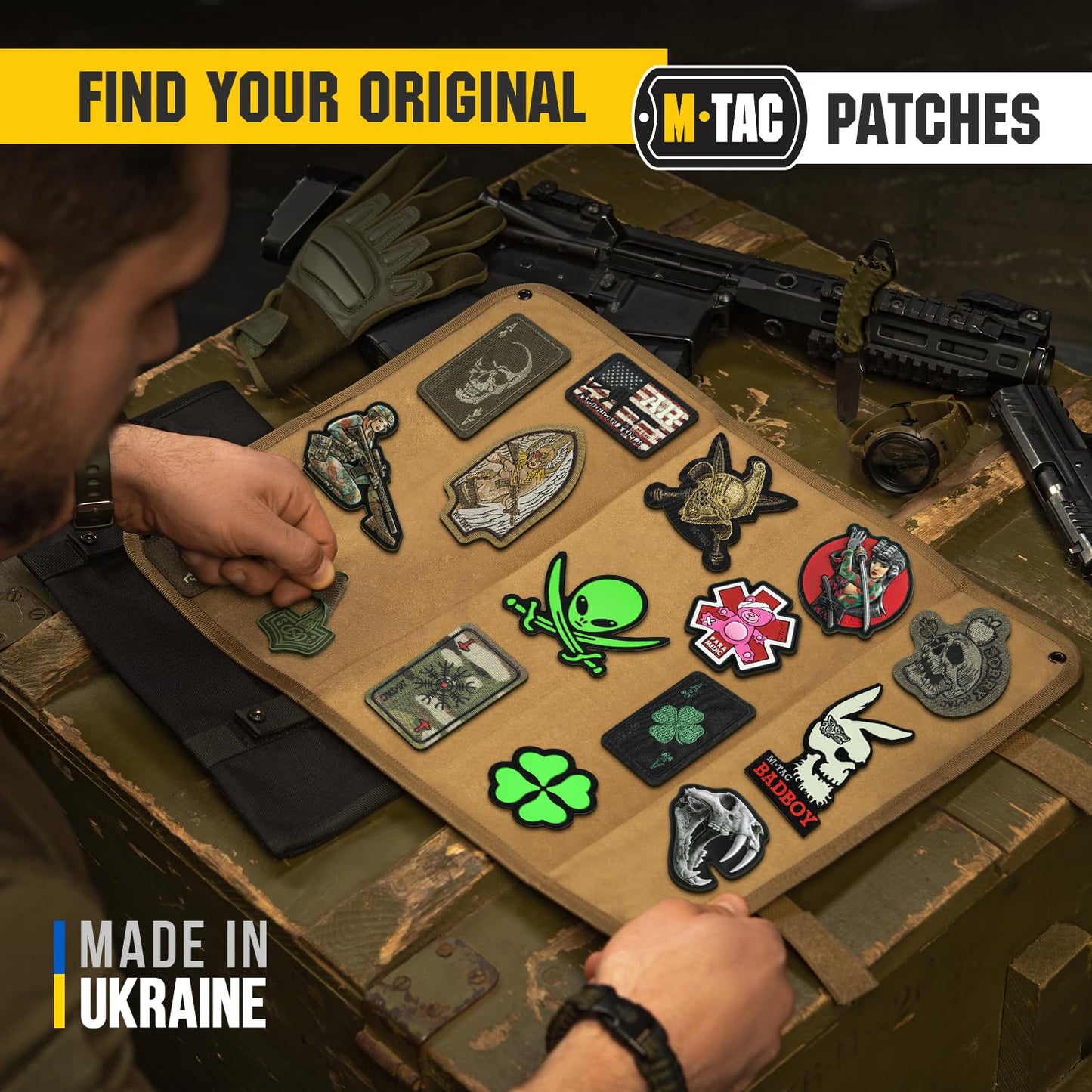 M-Tac Morale Patch Alien PVC