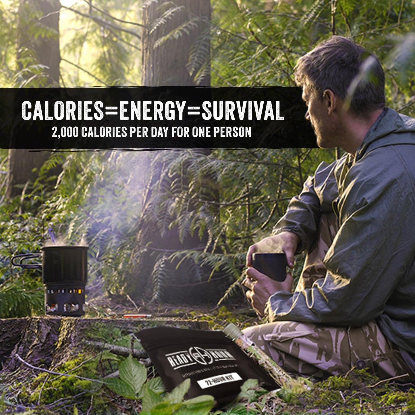 Ready Hour 72-Hour Emergency Food Kit Sample - Survival Meals Variety Pack for Disaster Prep, Freeze-Dried/Dehydrated Camping Food, Bug Out Bag MRE Alternative, Preparedness & Power Outage Supplies