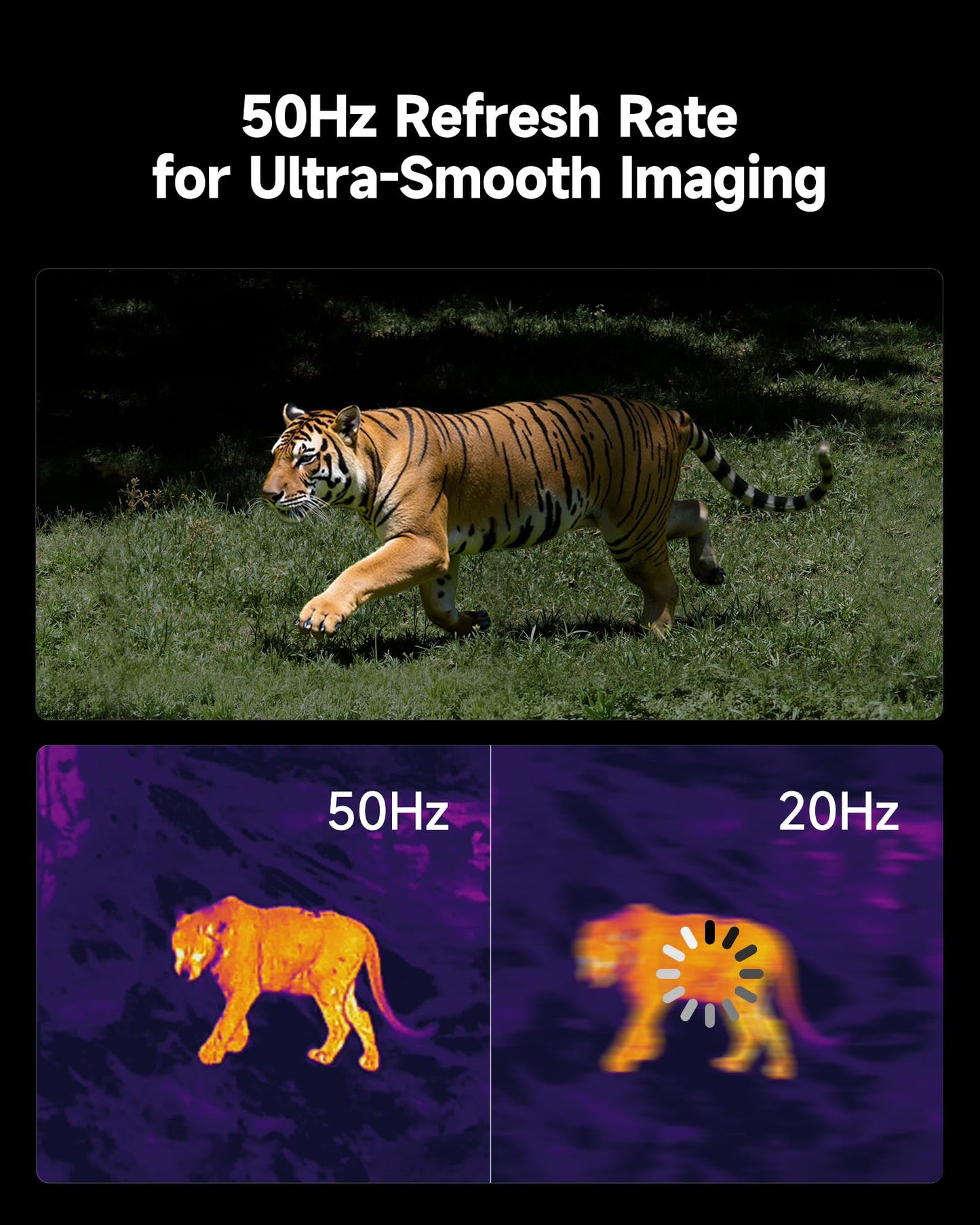 TOPDON TS004 Thermal Imaging Monocular, 320 x 240 TISR 256 x 192 IR Resolution, Supported Wireless Connection, 13mm 50Hz Thermal Night Vision with 11h Battery Life, IP67 Monocular for Hunting