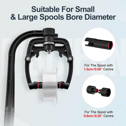 Piscifun Fishing Line Winder Spooler Machine Spinning Reel Spool Spooling Station System Automatic Spools Holder