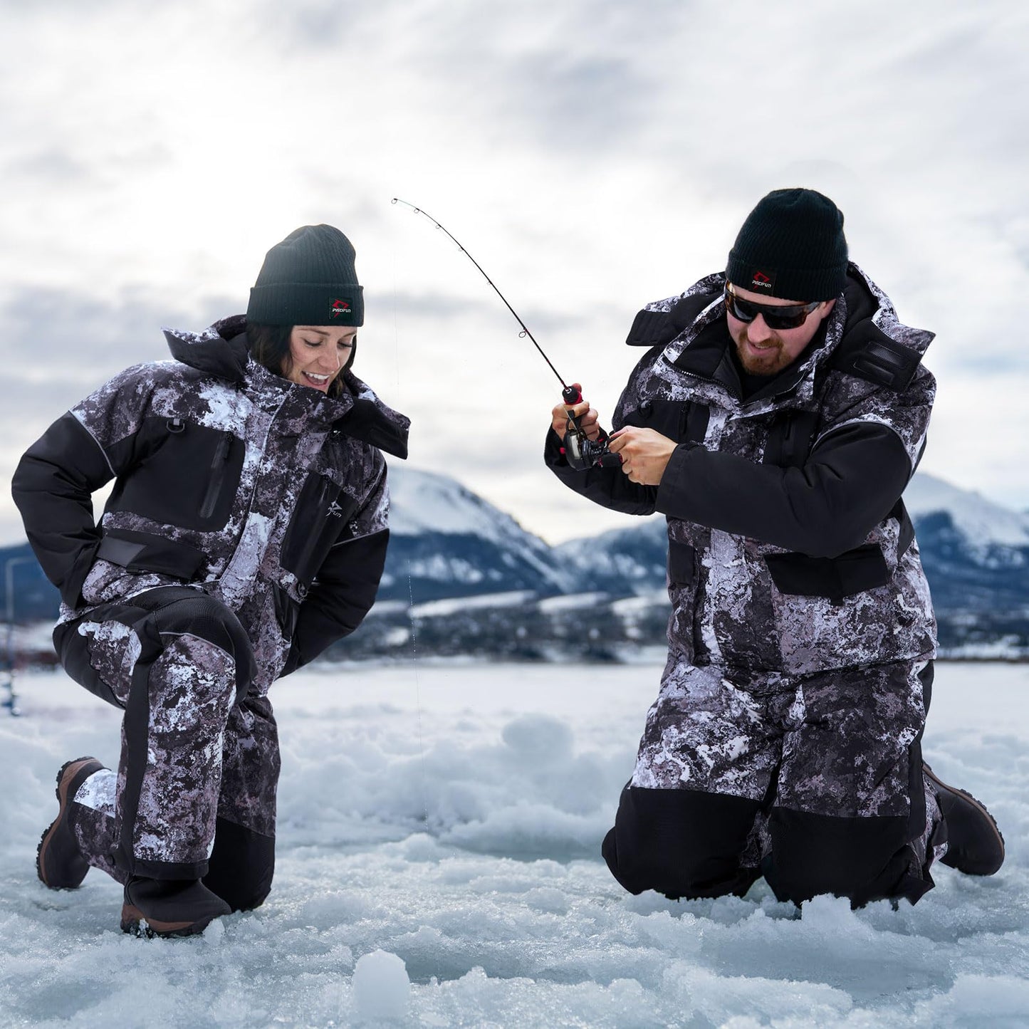 Piscifun Ice Fishing Jacket, Floating Waterproof Ice Fishing Coat, Insulated Jacket for Cold Weather Conditions