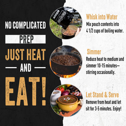 Ready Hour Homestyle Potato Soup Case Pack – 24 Servings (6 Pouches) – Freeze-Dried Soup, Emergency Survival Food, Long-Term Storage, Dehydrated Bulk Meal, Prepper Pantry Essential